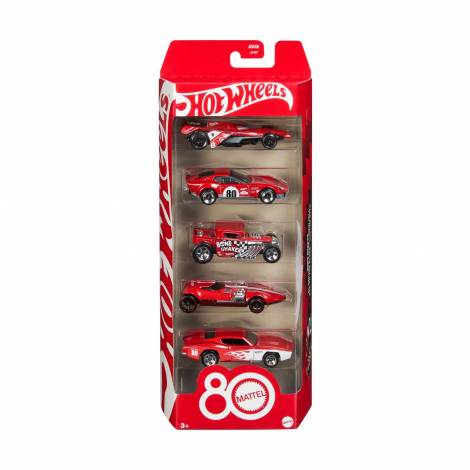 Mattel Hot Wheels: Mattel 80 Year Anniversary - Vehicle set of 5 (JGK08)