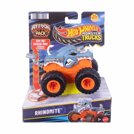 Mattel Hot Wheels Monster Trucks: Attack Pack - Rhinomite (JMK97)