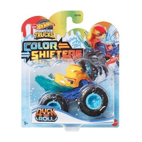 Mattel Hot Wheels: Monster Trucks Color Shifters - Duck N Roll Vehicle (HVH84)