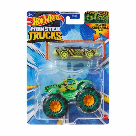 Mattel Hot Wheels: Monster Trucks - Gunkster 2 Pack Vehicle (HWN40)