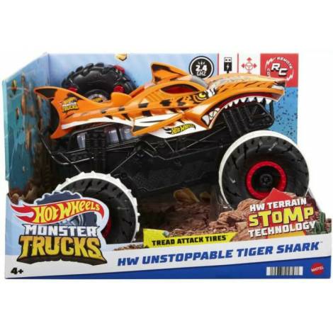 Mattel Hot Wheels Monster Trucks: HW Unstoppable Tiger Shark 1:15 (HGV87)
