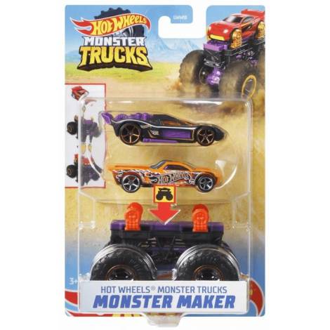 Mattel Hot Wheels Monster Trucks: Maker Bone Shaker Vehicles (GWW16)