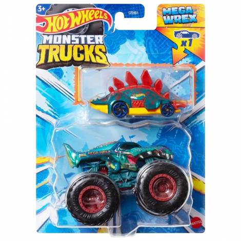 Mattel Hot Wheels: Monster Trucks - Mega Wrex 2 Pack (HWN43)