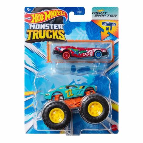 Mattel Hot Wheels: Monster Trucks - Night Shifter 2 Pack (HWN36)