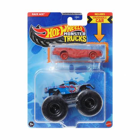 Mattel Hot Wheels: Monster Trucks - Race Ace 2 Pack Vehicles (JCG42)