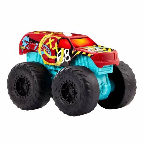 Mattel Hot Wheels Monster Trucks: Roarin Wreckers - Boneshaker 1:43 Lights  Sounds (HDX61)