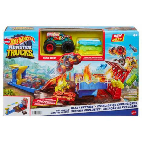 Mattel Hot Wheels Monster Trucks Set - Blast Station (HFB12)