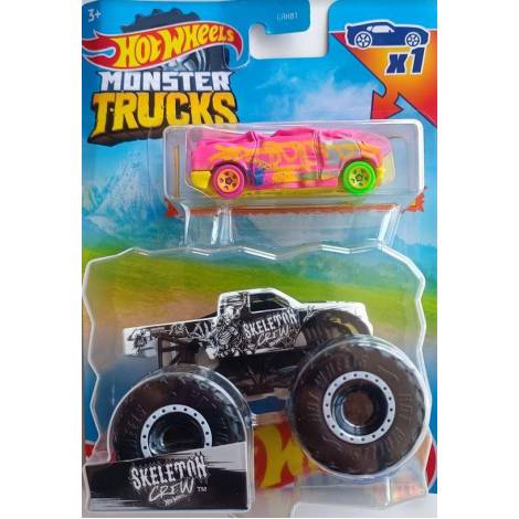Mattel Hot Wheels Monster Trucks: Skeleton Crew Die-Cast  Truck (HDC01)