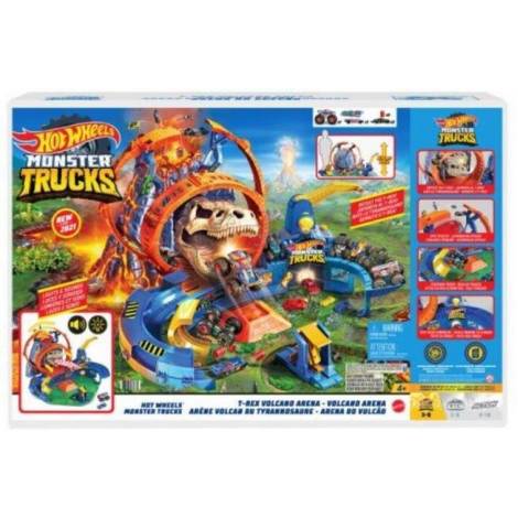 Mattel Hot Wheels Monster Trucks: T-Rex Volcano Arena (GYL14)