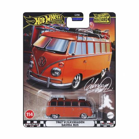 Mattel Hot Wheels Premium: Boulevard - 1967 Volkswagen Samba Bus Vehicle (HRT62)