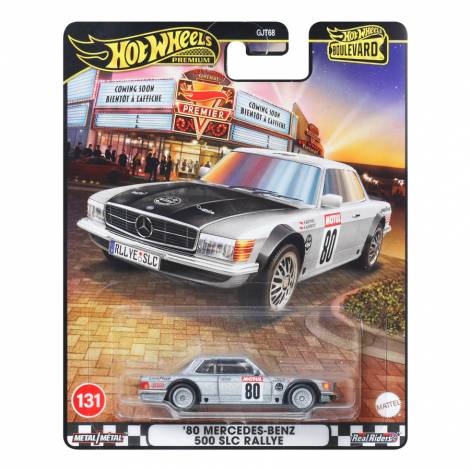 Mattel Hot Wheels Premium: Boulevard '80 Mercedes-Benz 500 SLC Rallye (HRT63)