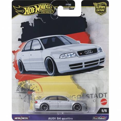 Mattel Hot Wheels Premium: Car Culture - Audi S4 Quattro Vehicle (HRV81)