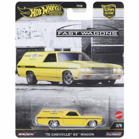 Mattel Hot Wheels Premium Car Culture: Fast Wagons - '70 Chevelle SS Wagon (JBK67)