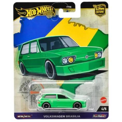 Mattel Hot Wheels Premium: Car Culture - Volkswagen Brasilia Vehicle (HRV82)