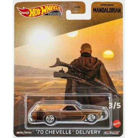Mattel Hot Wheels Premium Disney: Star Wars The Mandalorian - 70 Chevelle Delivery (HKD04)