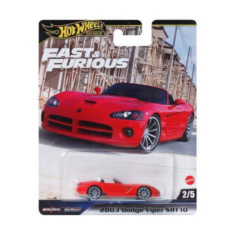 Mattel Hot Wheels Premium: Fast & Furious - 2003 Dodge Viper SRT 10 (JBL85)