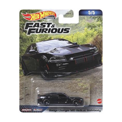 Mattel Hot Wheels Premium: Fast  Furious - Dodge Charger SRT Hellcat Widebody (HNW50)