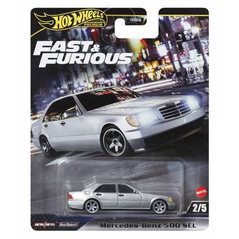 Mattel Hot Wheels Premium: Fast  Furious - Mercedes-Benz 500 SEL (HRT94)