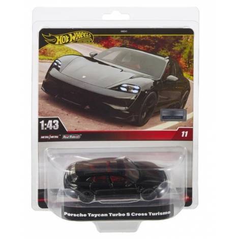 Mattel Hot Wheels: Premium Real Readers - Porsche Taycan Turbo S Cross Turismo 1:43 Vehicle (HWT10)