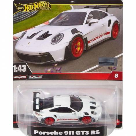 Mattel Hot Wheels Premium: Real Riders - Porsche 911 GT3 RS (1:43rd) (HWT03)