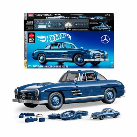Mattel Hot Wheels: Premium Series Brick Shop - Mercedez-Benz 300 SL (HWW25)