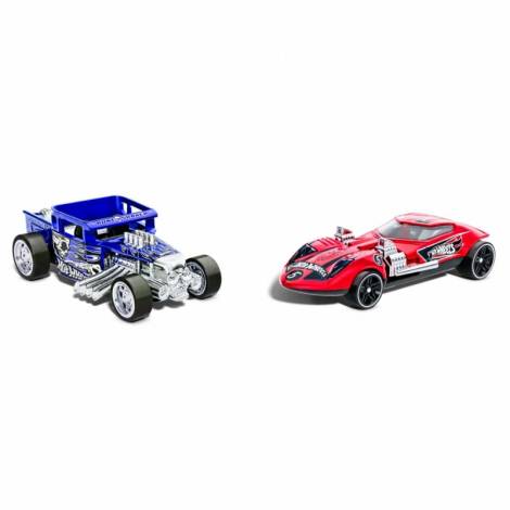 Mattel Hot Wheels: Pull-Back Speeders - Bone Shaker  Twin Mill (HPR92)