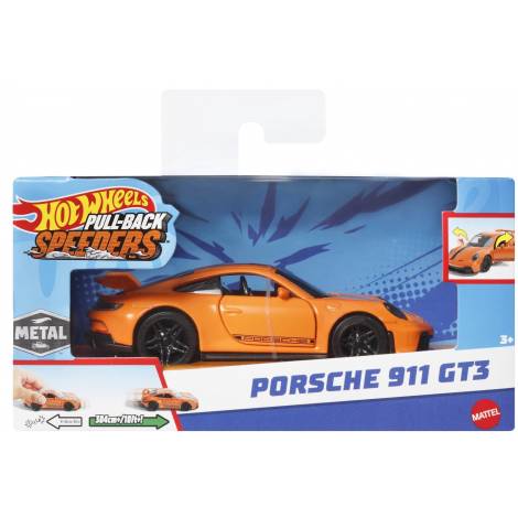 Mattel Hot Wheels: Pull-Back Speeders - GT Scorcher  Porsche 911 GT3 (HPR96)