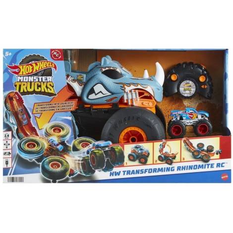 Mattel Hot Wheels R/C Monster Trucks - HW Transforming Rhinomite RC (HPK27)