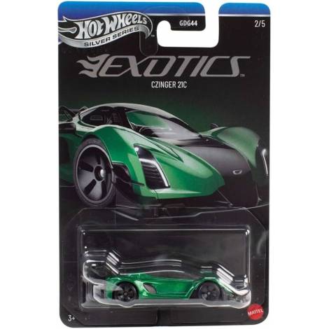 Mattel Hot Wheels Silver Series: Exotics - Czinger 21C Vehicle (JKX77)