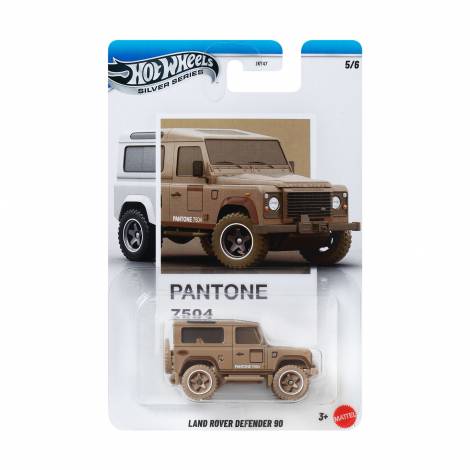 Mattel Hot Wheels Silver Series: Pantone 7504 - Land Rover Defender 90 Vehicle (JKY62)