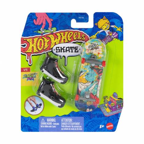 Mattel Hot Wheels Skate Fingerboard and Shoes: Challenge Accepted - Street Chillin' (JCF40)
