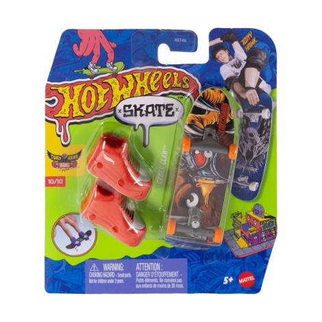 Mattel Hot Wheels Skate Fingerboard and Shoes: Tony Hawk - Cyber Claw (JGL95)