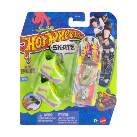 Mattel Hot Wheels Skate Fingerboard and Shoes: Tony Hawk - Ramen Raptor (JKL48)