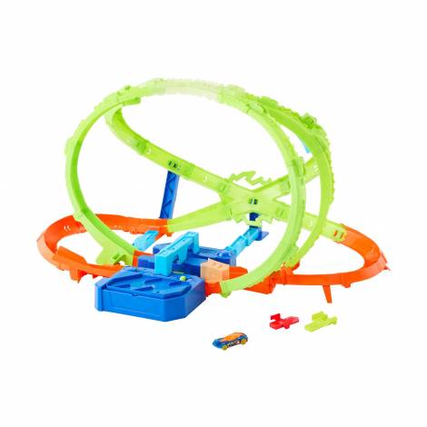 Mattel Hot Wheels: Stunt Tracks -  Hypersphere Crash Playset (JMG48)