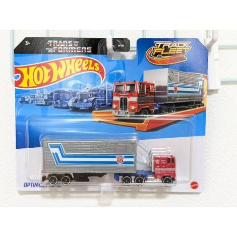 Mattel Hot Wheels: Transformers Track Fleet - Optimus Prime Truck (HXH02)