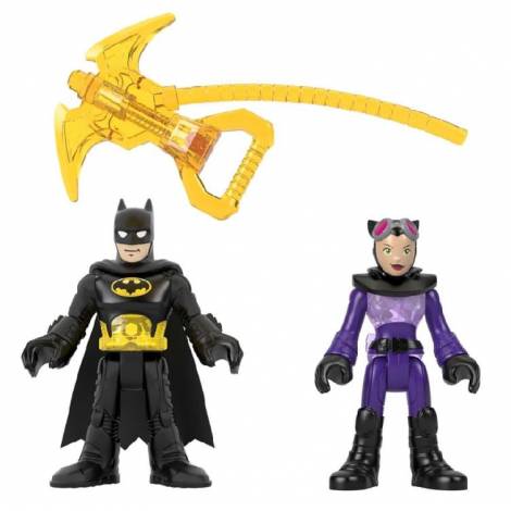 Mattel Imaginext: DC Super Friends - Batman  Cat Woman Action Figures (HGX82)