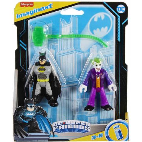 Mattel Imaginext: DC Super Friends - Batman  The Joker Action Figures (HGX81)