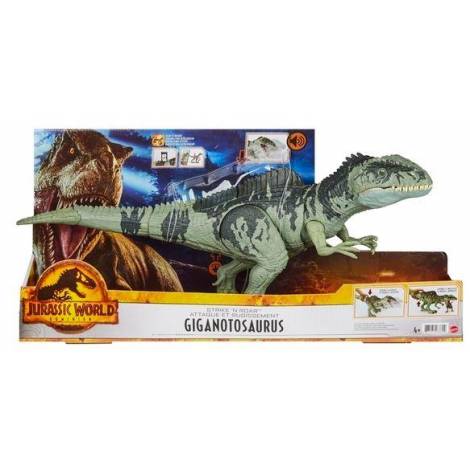 Mattel Jurassic World Dominion: Strike N Roar Giganotosaurus (GYC94)