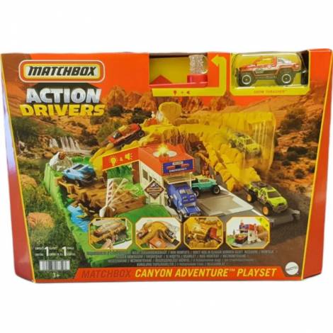 Mattel Matchbox: Action Drivers - Canyon Adventure Playset (HHH32)