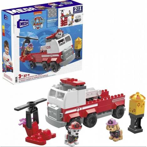Mattel Mega Blocks Paw Patrol The Movie: Marshalls Ultimate Fire Truck (HHN05)