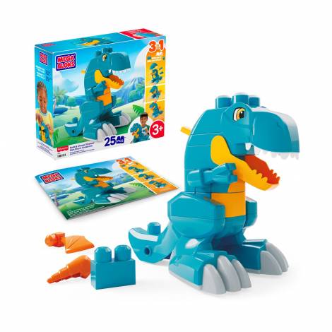 Mattel Mega Bloks: Build & Chomp Dinosaur 3-in-1 (JMK85)