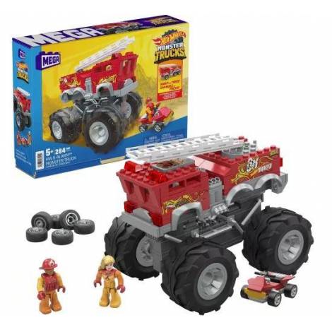 Mattel Mega Bloks Hot Wheels Monster Trucks: HW 5-Alarm Monster Truck (HHD19)