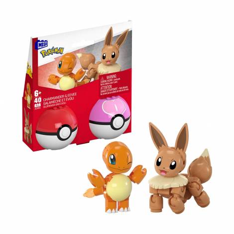 Mattel Mega Pokemon - Charmander & Eevee Pokeballs (JCR81)