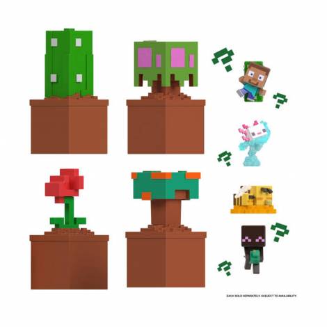 Mattel Minecraft: Mini Figures – Mc Airborne Axolotl (JKF68)