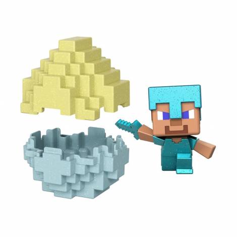 Mattel Minecraft: Mini Mode Steve Chase Spawn Egg (JFB68)