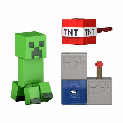 Mattel Minecraft: Redstone Charged - Creeper 8cm Figure (JJR92)