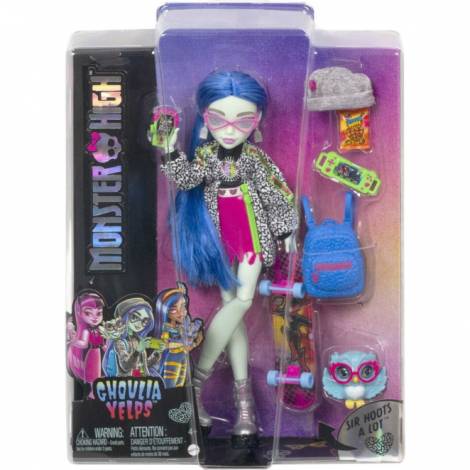 Mattel Monster High: Ghoulia Yelps with Sir Hoots Doll  Accessories (HHK58)