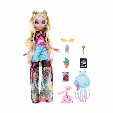 Mattel Monster High: Lagoona Blue - Fashion Doll with Pet (HXH75)