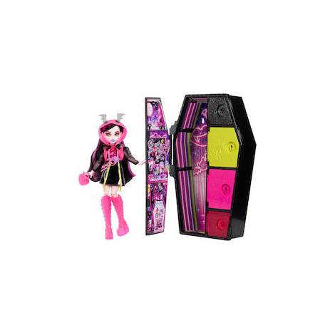 Mattel Monster High: Skulltimate Secrets Neon Frights - Draculaura® Doll (HNF78)