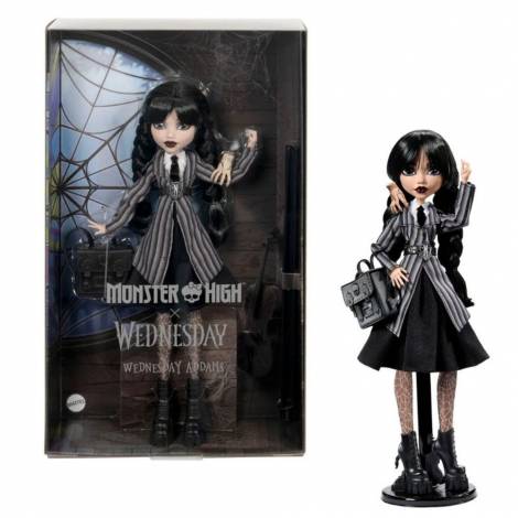 Mattel Monster High X Wednesday - Wednesday Addams (School Outfit) (HXJ04)